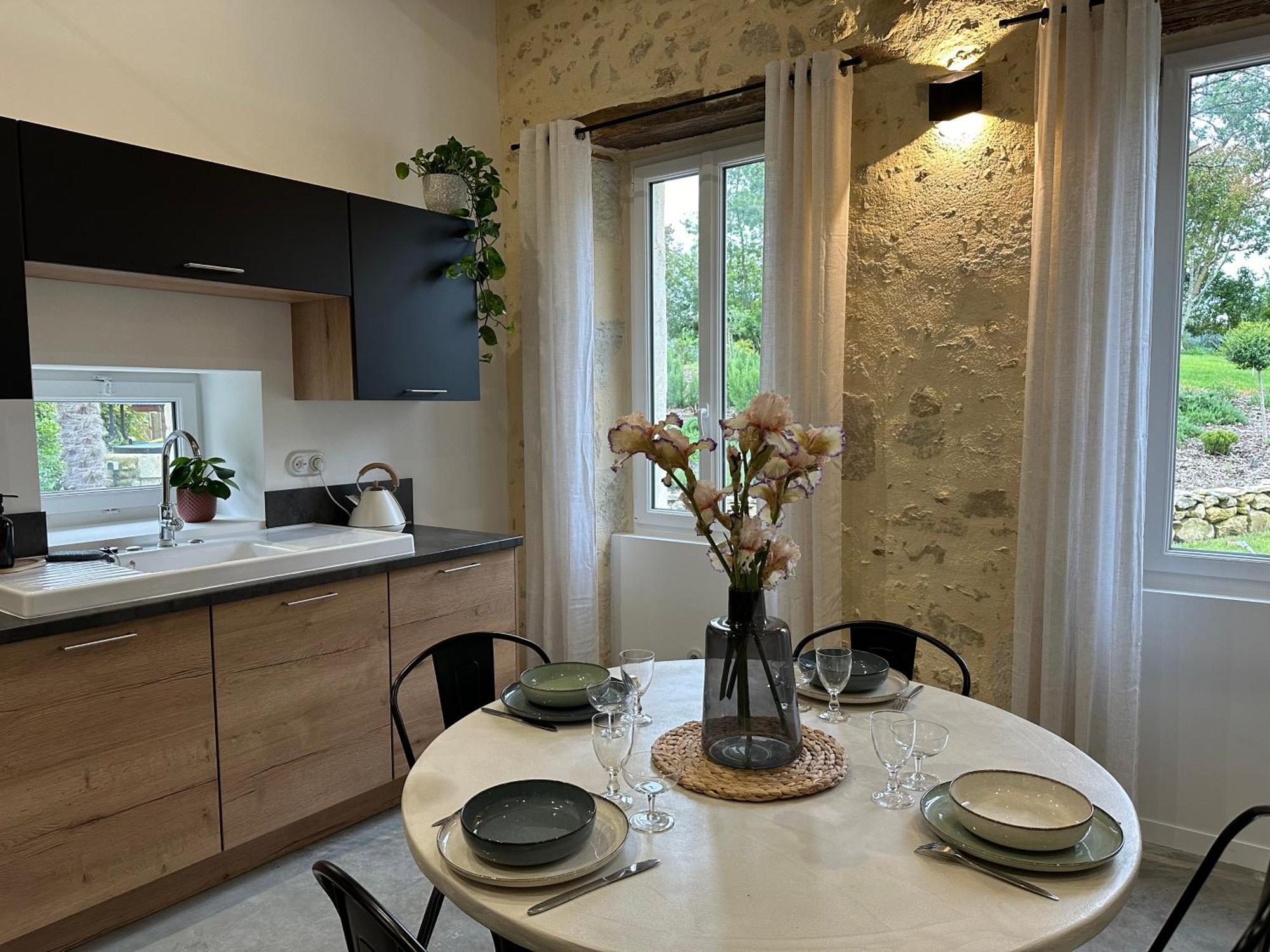 Maison De Vacances Gondrin Exteriér fotografie